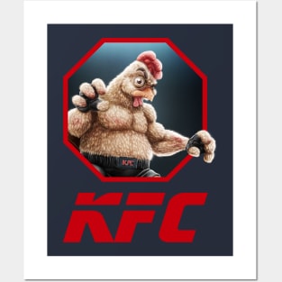 KFC Fighter Logo Red Posters and Art